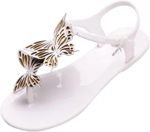 Spring Shoes Sandals Women's Flat Bowknot And Flip Fashion Crystal Flops Summer Women's sandals
