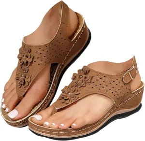 Summer Sandals for Women 2025 New Womens Arch Support Flip Flops Comfortable Orthopedic Dressy Thong Sandals Ladies Slip on Slides for Outdoor Walking Beach Vacation
