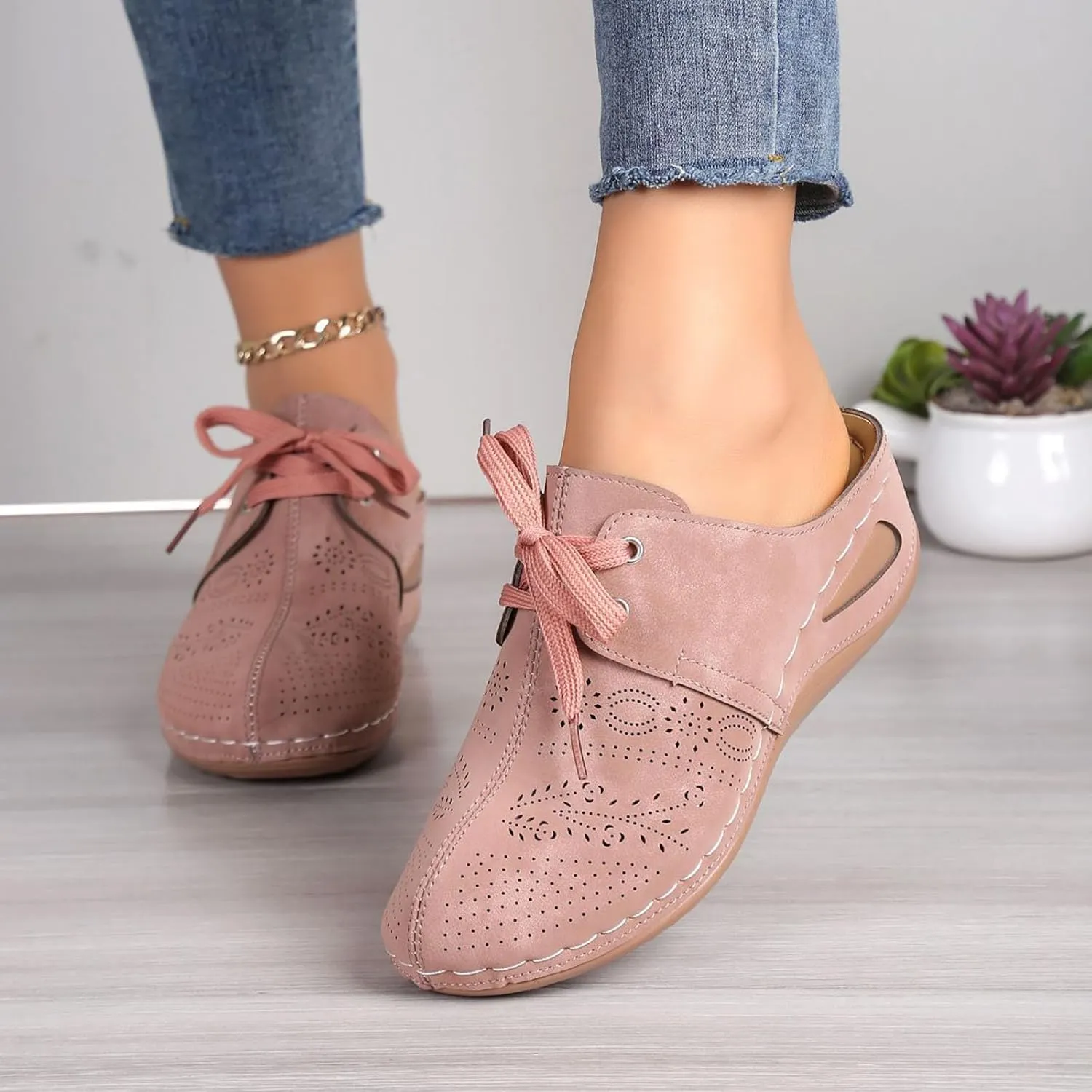 Summer Sandals for Women 2025 Wide Width Platform Mesh Slippers Orthopedic Wedge Walking Shoes Closed Toe Backless Breathable Sneakers with Arch-Support Beach Sandal