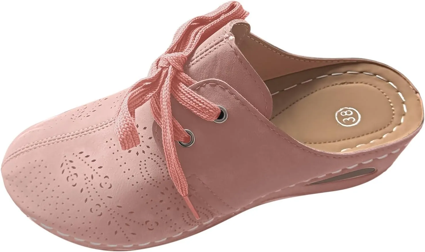 Summer Sandals for Women 2025 Wide Width Platform Mesh Slippers Orthopedic Wedge Walking Shoes Closed Toe Backless Breathable Sneakers with Arch-Support Beach Sandal