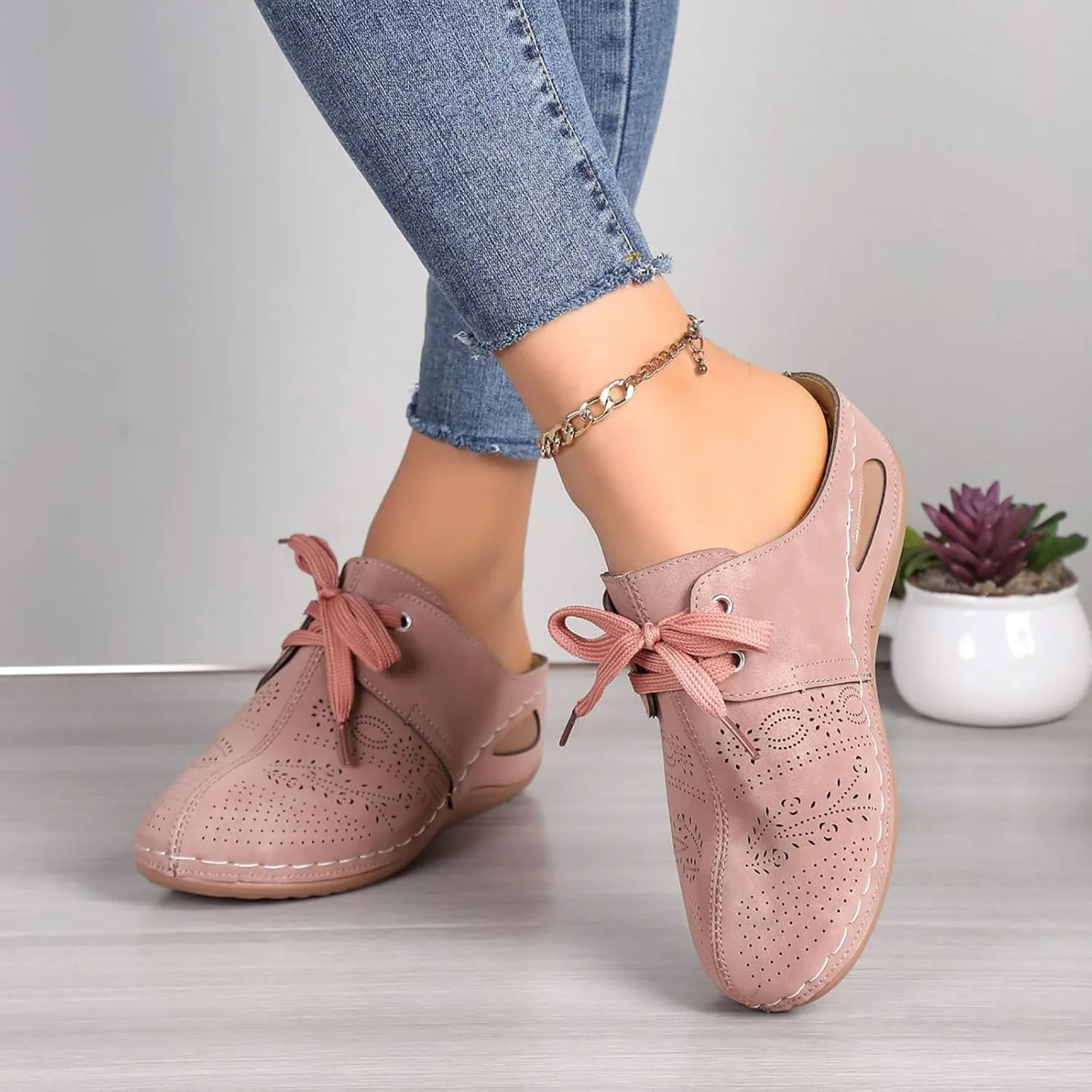 Summer Sandals for Women 2025 Wide Width Platform Mesh Slippers Orthopedic Wedge Walking Shoes Closed Toe Backless Breathable Sneakers with Arch-Support Beach Sandal