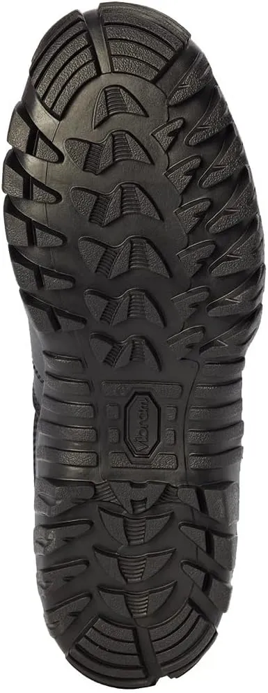 Tactical Research TR960 8 Lightweight Hot Weather Black Tactical Boots for Men - Polishable Leather Designed for Police, EMS, and Security Personnel with Vibram Ibex Outsole