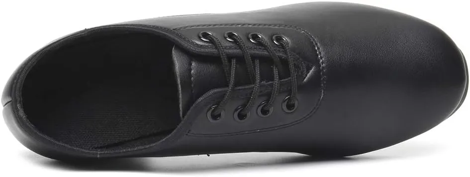 TINRYMX Women Latin Dance Practice Shoes Lace up Mid Heel Closed Toe Ballroom Modern Dance Shoes,WZSP701
