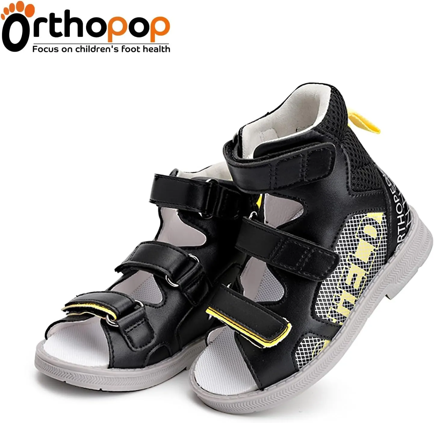 Toddlers Orthopedic Sandals with Arch Support,High-Top Ankle Support Corrective AFO Shoes