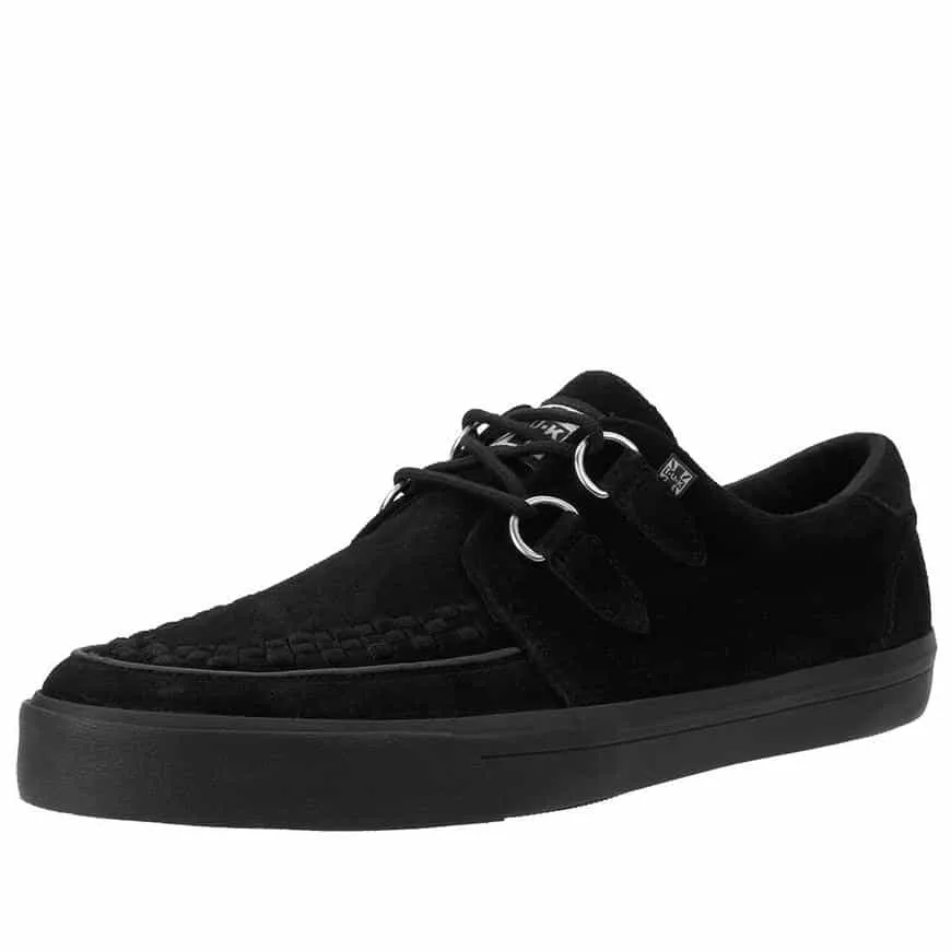 TUK Black Suede Sneaker Creeper A9178