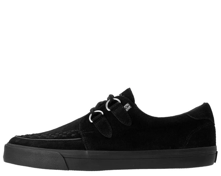 TUK Black Suede Sneaker Creeper A9178