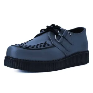 TUK Gray Vegan Low Sole Creeper F9680
