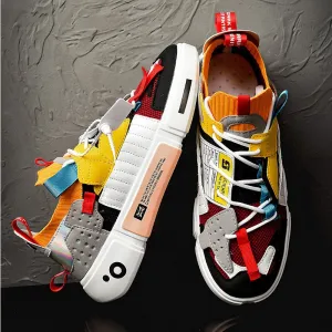 Unisex Fashion Colorful Mesh Sneakers