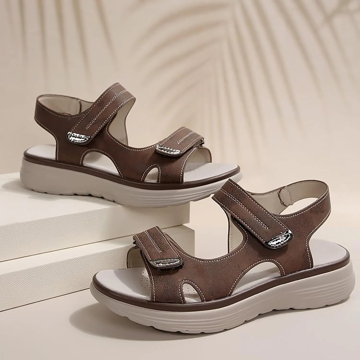 Walking Sandals for Women Arch Support Dressy Comfortable Orthopedic Sandals Soft Cushion Foam Sport Sandal Wide Width Dress Shoes Recovery Athletic Travel Summer Shoes