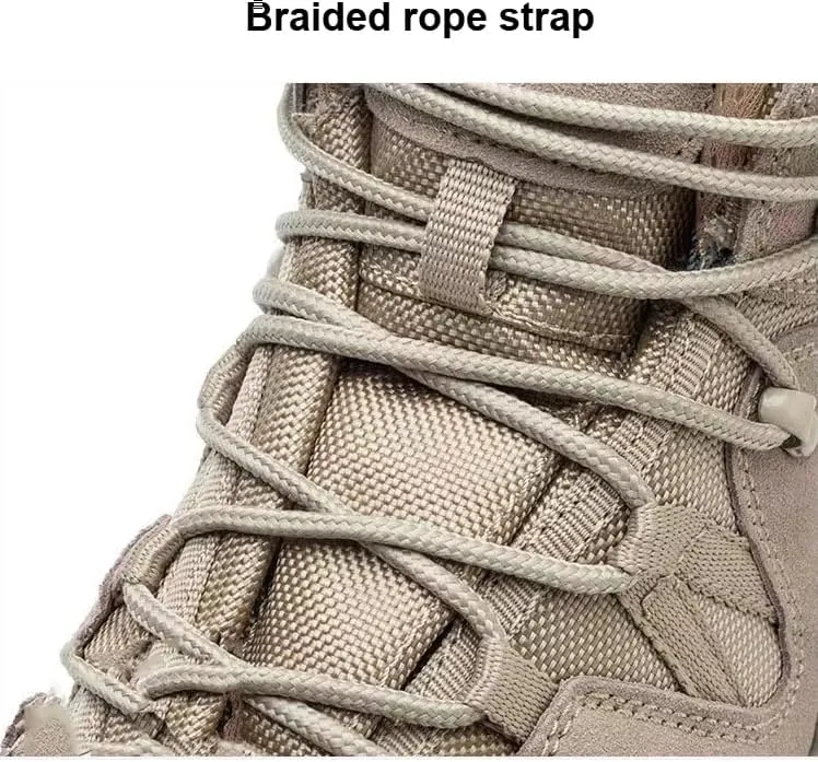 Waterproof Hiking Work Boots, Men's Tactical Boots,Low Cut Training Shoes,Outdoor Lightweight Work Boots,Breathable Desert Boots,Suit for Tactical, Military, Combat, Motorcycle