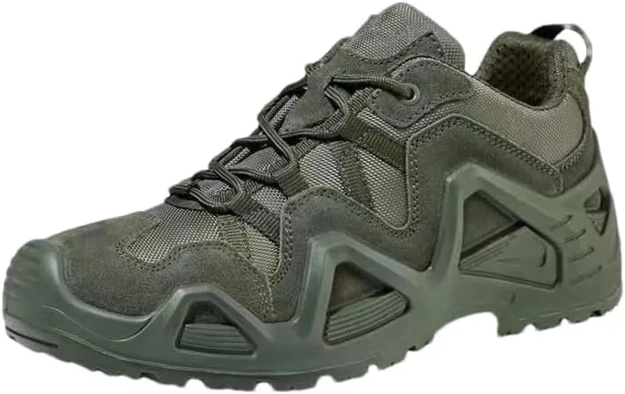 Waterproof Hiking Work Boots, Men's Tactical Boots,Low Cut Training Shoes,Outdoor Lightweight Work Boots,Breathable Desert Boots,Suit for Tactical, Military, Combat, Motorcycle