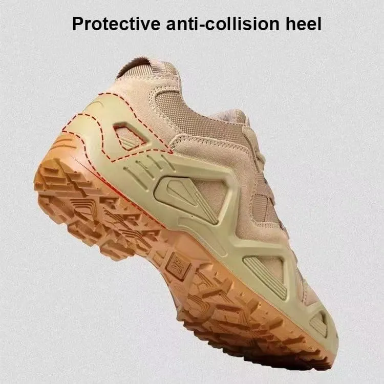 Waterproof Hiking Work Boots, Men's Tactical Boots,Low Cut Training Shoes,Outdoor Lightweight Work Boots,Breathable Desert Boots,Suit for Tactical, Military, Combat, Motorcycle