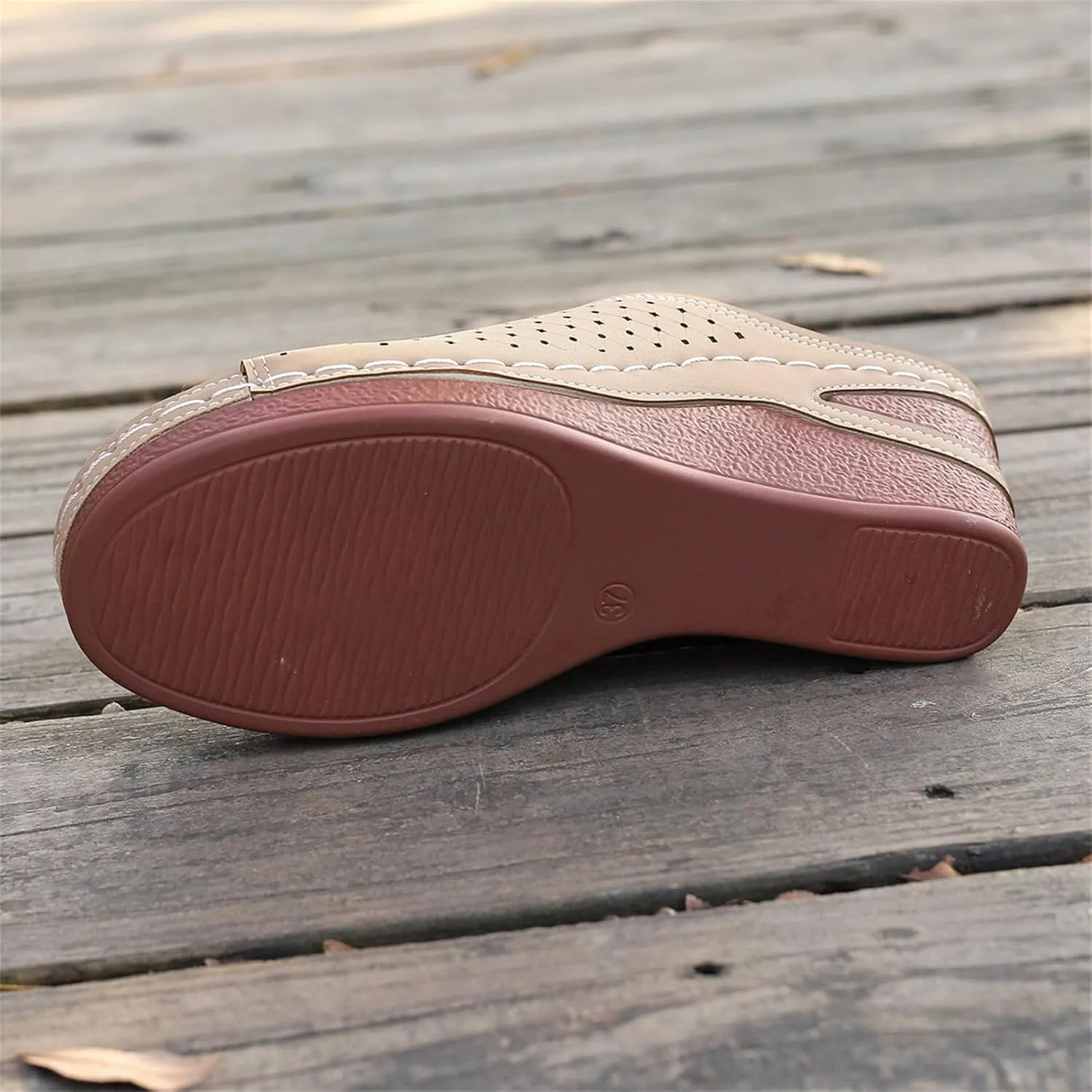 Wedge Sandals for Women Comfortable Non-Slip Open Toe Orthopedic Sandals Wide Width Slippers Walking Shoes