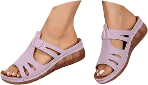 Wedge Sandals for Women Dressy Comfortable Orthopedic Sandals Arch Support Summer Wide Sandals Beach Vacation Sandals