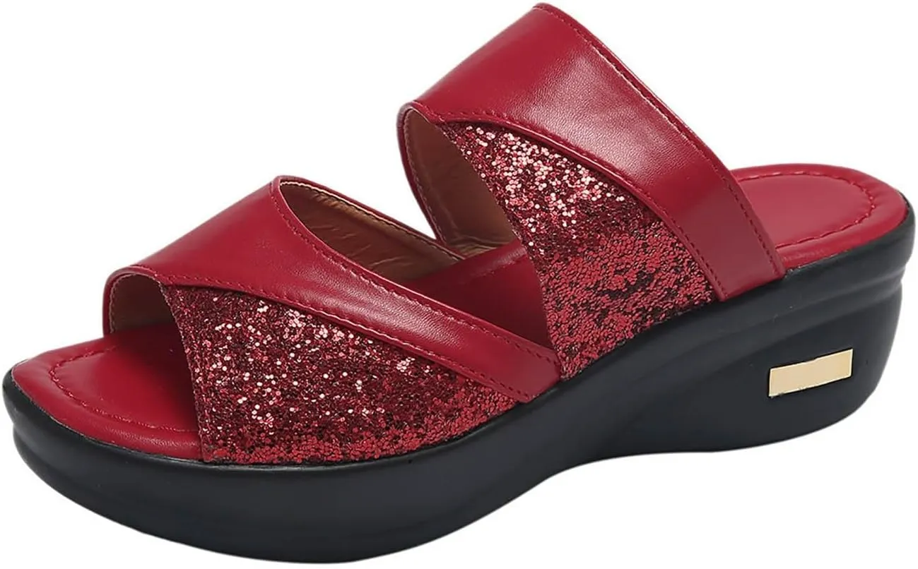 Wedge Sandals for Women Orthopedic Sandals for Women Walking Women's Sandal Dressy Summer Shoes for Womens 2025