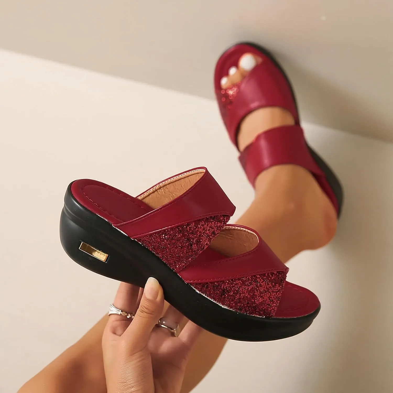 Wedge Sandals for Women Orthopedic Sandals for Women Walking Women's Sandal Dressy Summer Shoes for Womens 2025