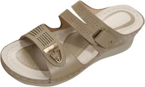 Wedge Sandals Women Dressy Comfortable Orthopedic Sandals Fashion Summer Slip on Slides Casual Walking Wedges 2025