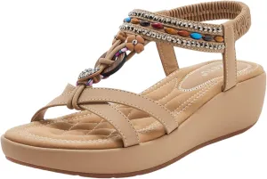 Wedges Shoes For Women Sandals With Arch Support Comfortable Sandals Women Flip Flops Dressy Summer Walking Wedge Shoes Slippers