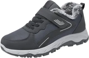 Winter Booties Warm Snow Boots Weather Comfortable And Mid Calf Sneaker aterproof Plush Lined Walking Sneaker