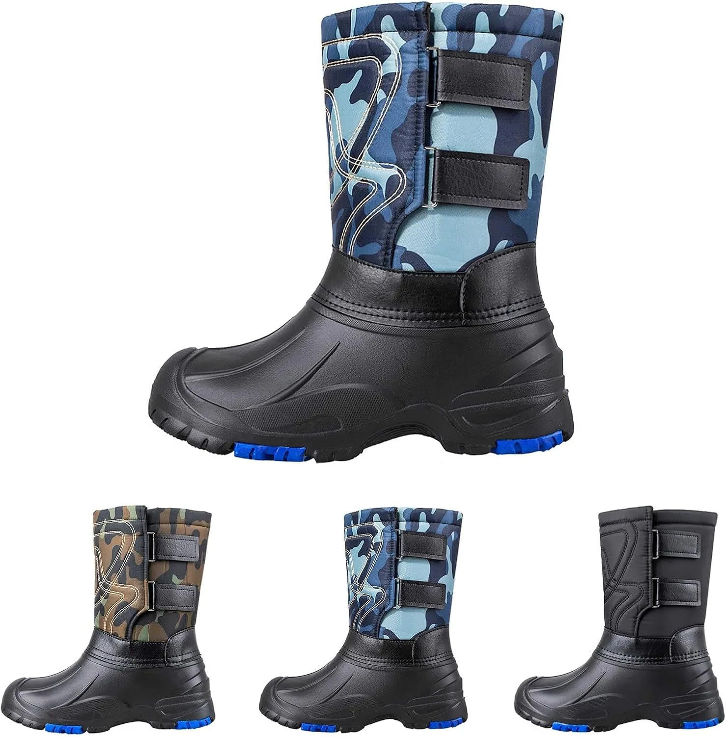 Winter Boots for Men Women's Snow Boots Size 8.5 Furry Boots Duck Boots Women's Classic Mini Boots Winter Suede Anti-Slip Ankle Snow Boots of Today