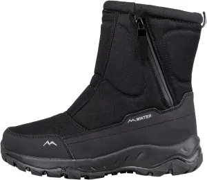 Winter Boots for Women Fully Fur Lined Zipper Anti Slip Snow Mid Calf Boots Waterproof Walking Hiking Boots