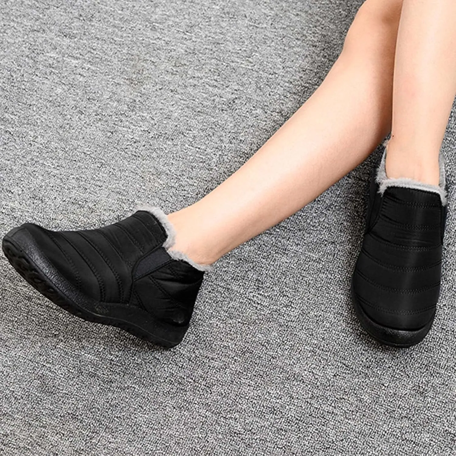 Winter Boots for Women Wide Width Zipper Womens Size 8 Cute Snow Boots Snow Boots Womens Size 8.5 Wide Wedge Heel Winter Boots for Women Botas Impermeables Para Mujer Nieve