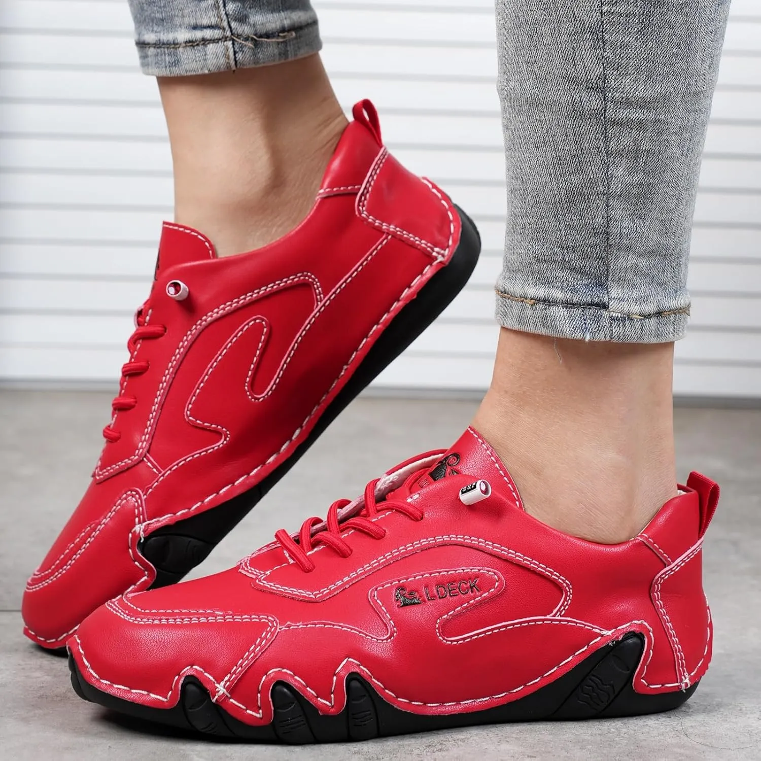 Women Orthopedic Walking Shoes for Women Soft Soled Pure Cowhide Corrective Loafers for Women Walking Boots for Women