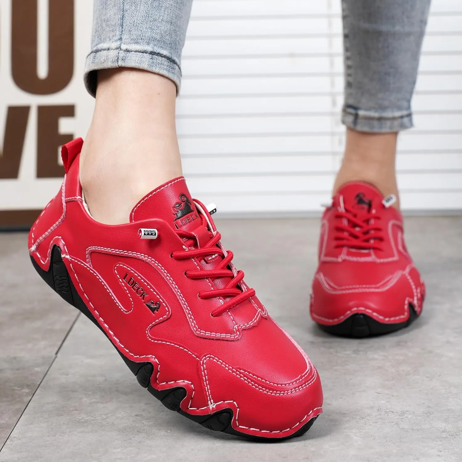 Women Orthopedic Walking Shoes for Women Soft Soled Pure Cowhide Corrective Loafers for Women Walking Boots for Women