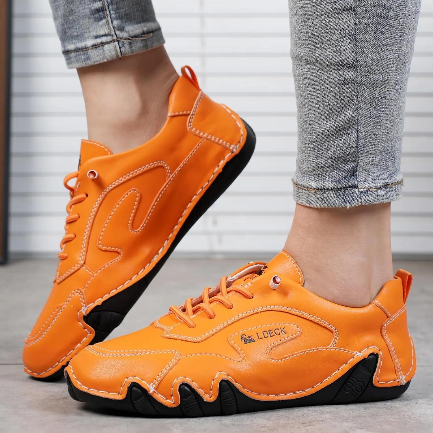 Women Orthopedic Walking Shoes for Women Soft Soled Pure Cowhide Corrective Loafers for Women Walking Boots for Women