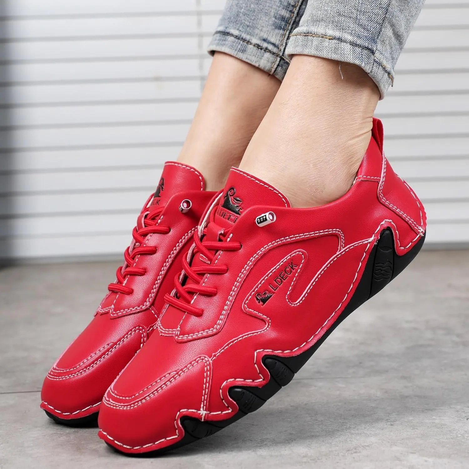 Women Orthopedic Walking Shoes for Women Soft Soled Pure Cowhide Corrective Loafers for Women Walking Boots for Women