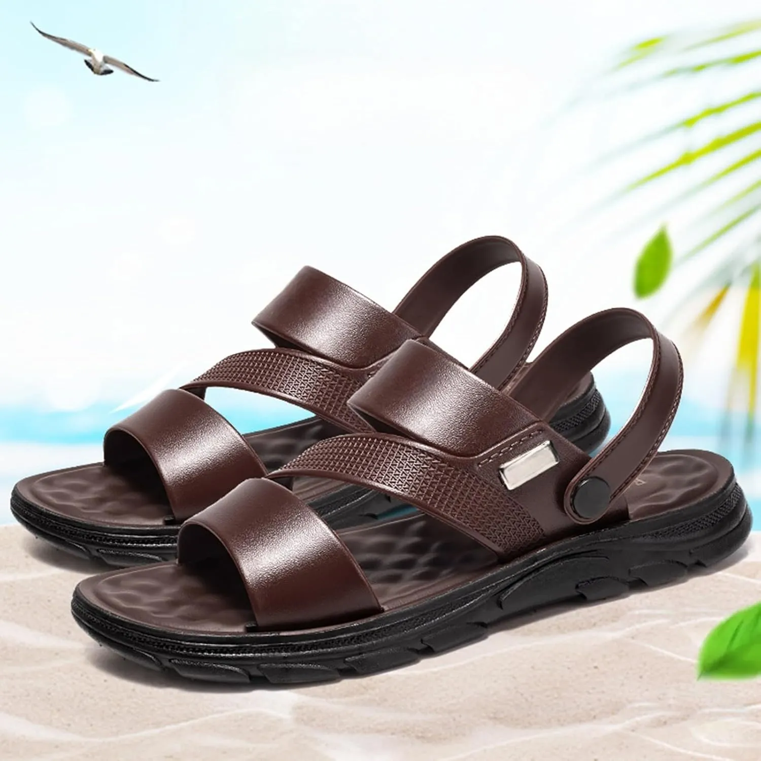 Women Orthotic Walking Sandals Wide Width Orthopedic Arch Support Sandals Summer Dressy Slip On Beach Slides