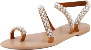Womens Comfortable Walking Sandals Flat Summer Slides Arch Support Orthopedic Slip On Beach Thong T Strap Soft Cushion Support
