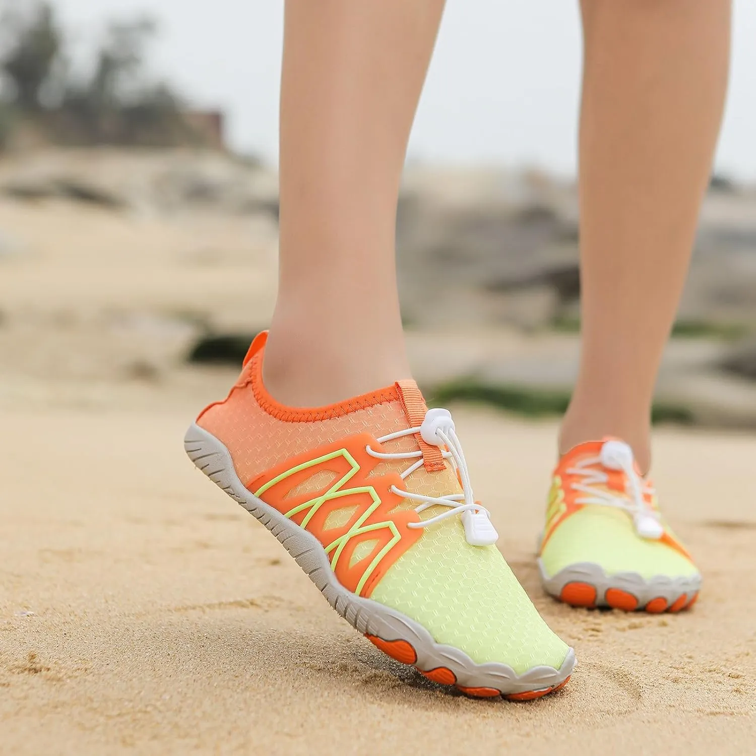 Women's Hiking Shoes Non-Slip Wide Toe Barefoot Footwear Quick Dry Athletic Trainer Running Shoes Beach Pool Aqua Surf Swim Hike Walking Outdoor Sneaker