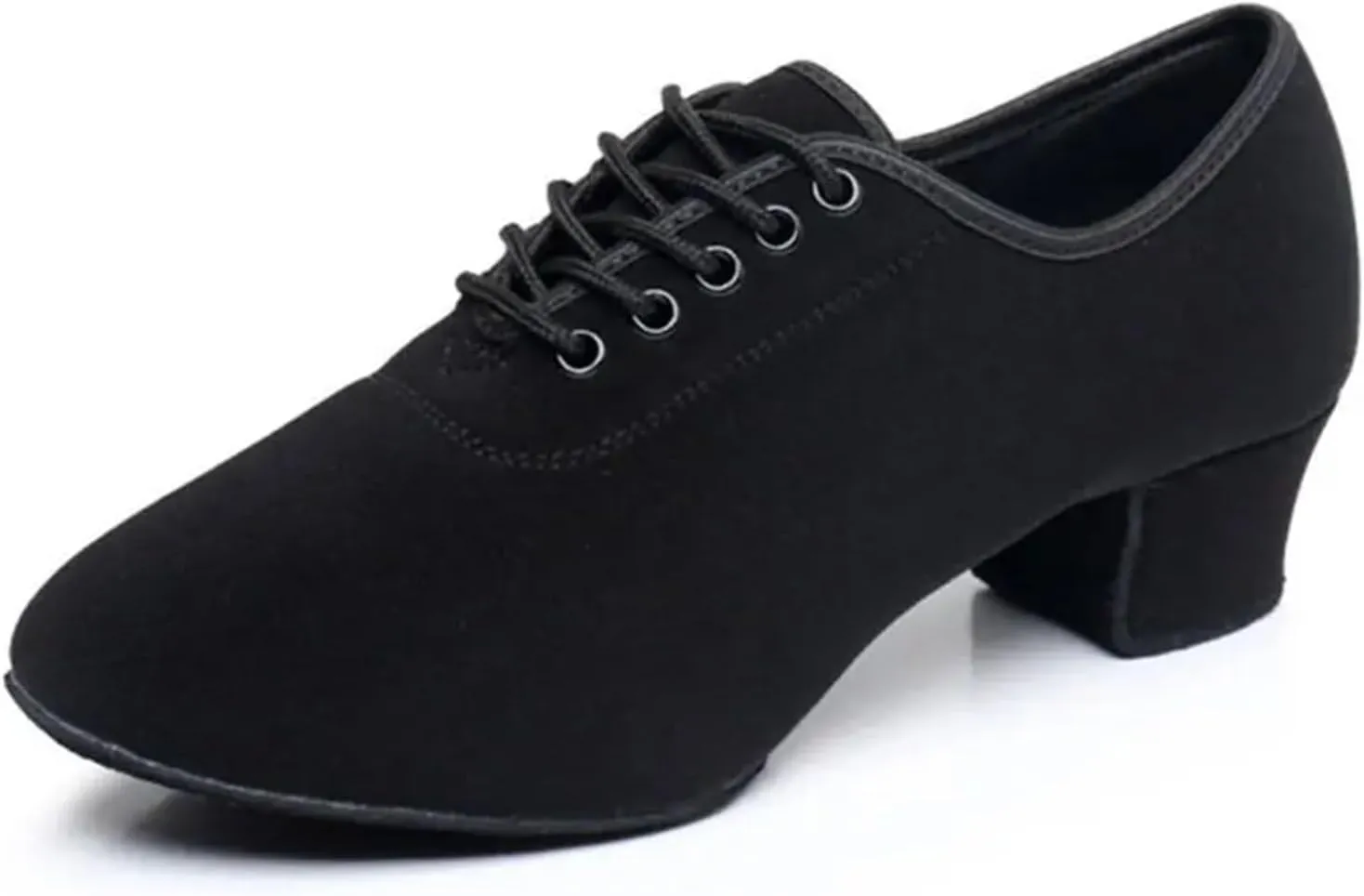 Women's Latin Dance Shoes Women Latin Dance Shoes Girl Modern Practise Dancing Shoe(Black 5cm,39)