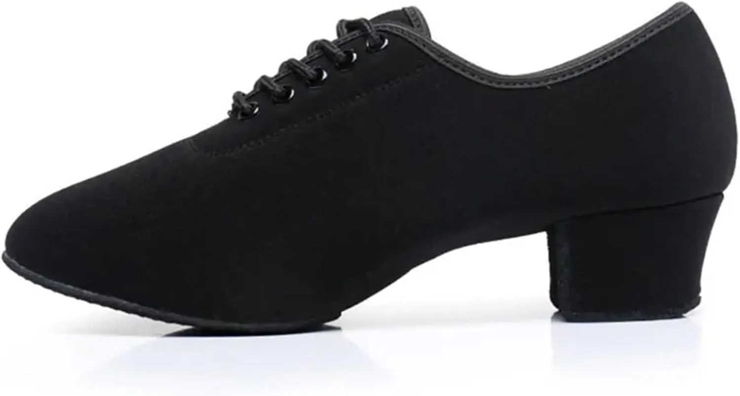 Women's Latin Dance Shoes Women Latin Dance Shoes Girl Modern Practise Dancing Shoe(Black 5cm,39)