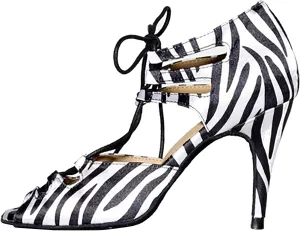 Women's Latin Salsa Tango Ballroom Waltz Dance Shoes Wedding Performance Dancing Shoes Party High Heels Professional Sandals