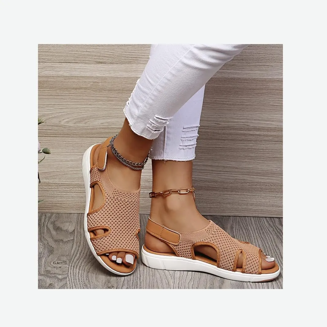 Women's Orthopedic Arch Support Reduces Pain Comfy Sandal, New Women Orthopedic Sandals Arch Support, Comfortable Good Arch Support Strappy Walking Sandals for Women