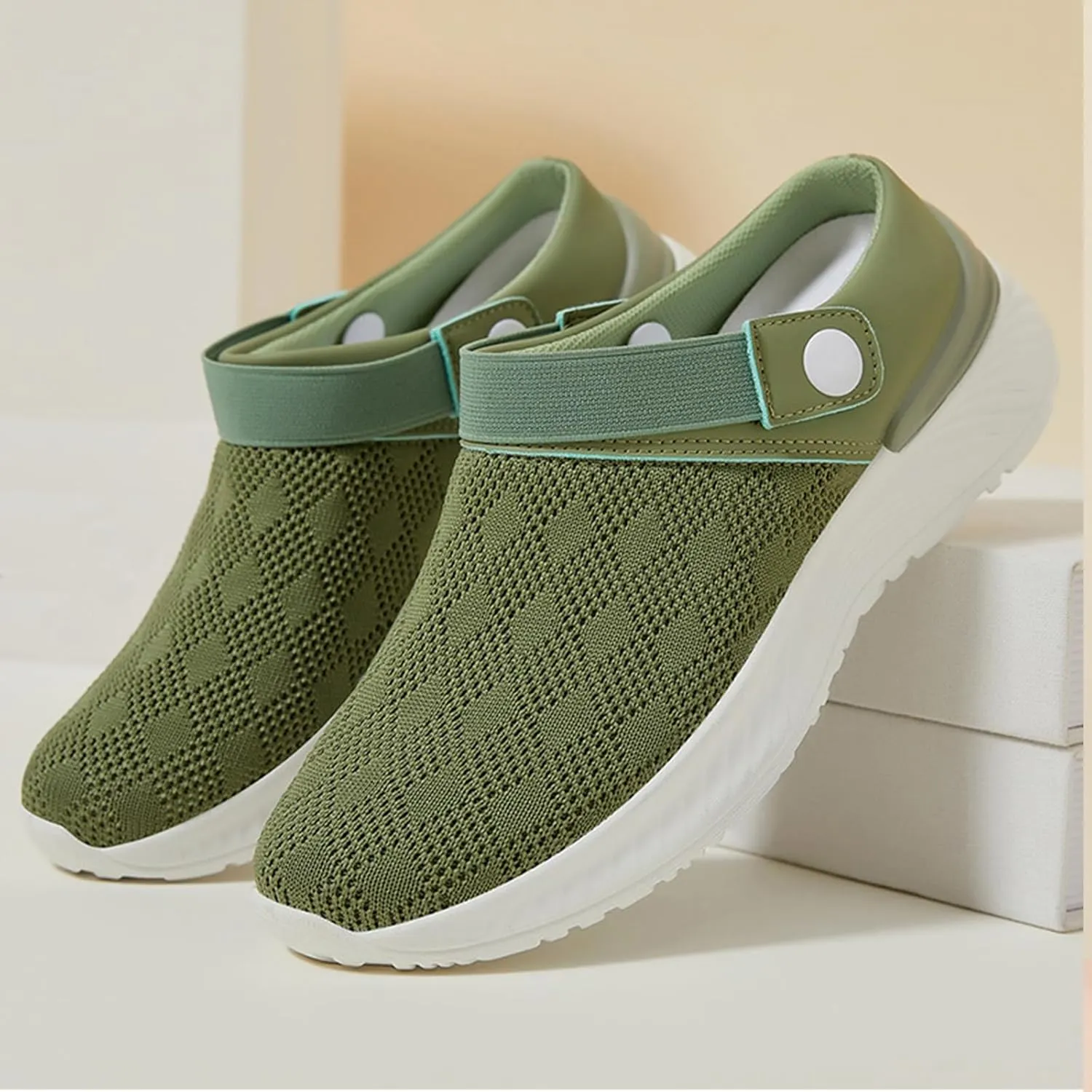 Womens Orthopedic Clogs Sports Clogs Slip On Walking Sneakers Closed Toe Wide Width Sandals Dressy Summer Mules Lightweight Comfy Outdoor Sandals 2025