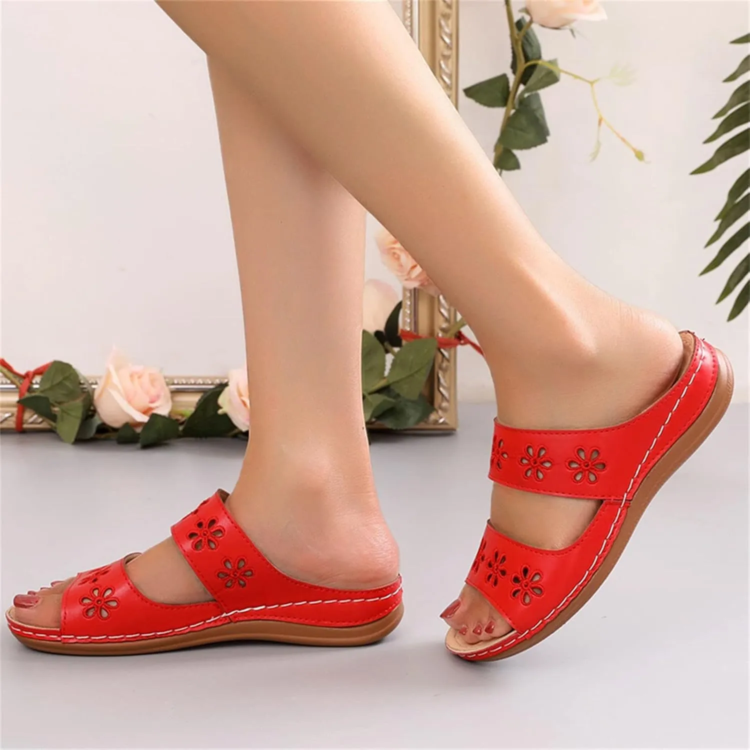 Womens Orthopedic Dress Sandals Orthopedic Supportive Slippers for Women Arch Support Flip Flops Arch Support Orthopedic Womens Black Shoes Dressy Casual Sandals Orthopedic Flip Flops Women Sandals