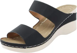 Women's Orthopedic Sandals with Arch Support Orthotic Womens Dress Sandals Comfortable Sandals Support Arch Orthotic Sandals for Bunions Orthopedic Summer Platform Sandals for Women 2025 Trendy