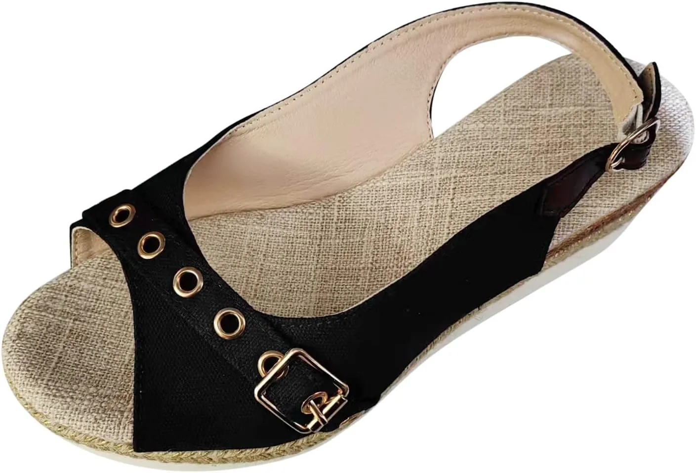 Women's Platform Wedge Sandals Wedges for Women Soft Summer Arch Support Sandal Casual Walking Comfortable