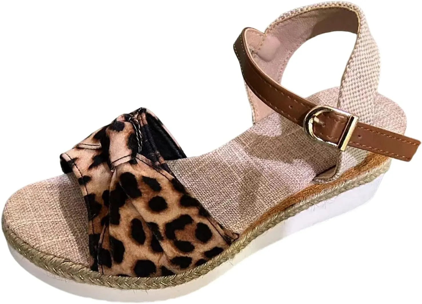 Women's Platform Wedge Sandals Womens Wedge Sandals Walking Arch Support Comfortable Sandal Slip on Casual Beach