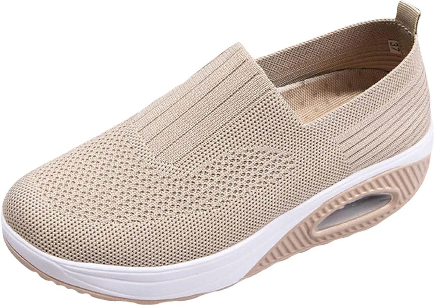 Women's Soft Sole Mesh Comfort Orthopedic Shoes with Arch Support Fit Hands Slip on Go Walking Slip Sneakers