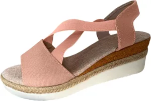 Womens Summer Sandals New Flat Bottom Slope Heel Fish Mouth Casual Women Shoes Sandals