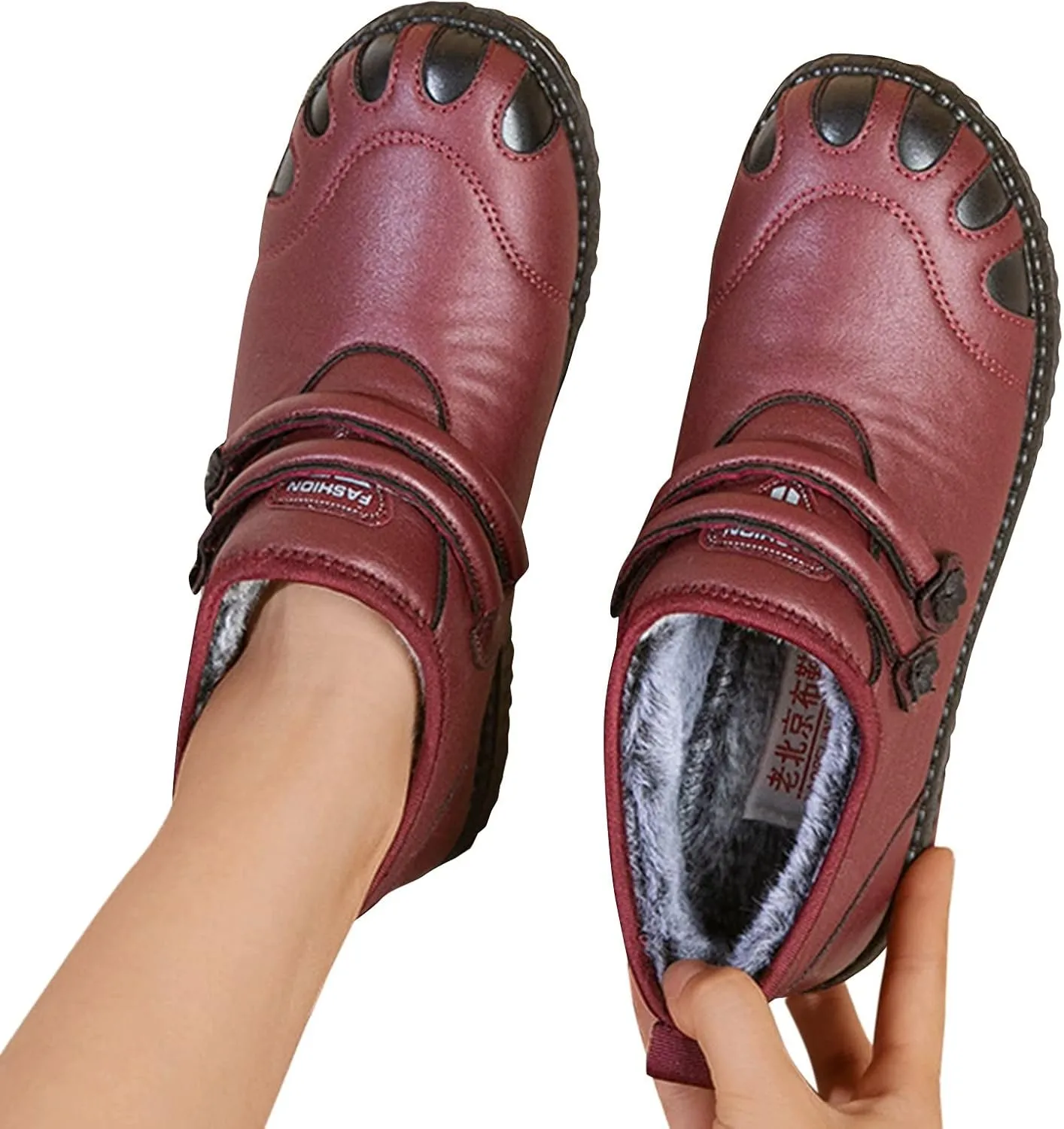 Women's Walking Snow Boots Waterproof Insulated Women's Winter Snow Boots Waterproof Women's Winter Ankle Boots White Women's Winter Boots with Zipper Botas De Invierno Para Mujeres DiabTicos