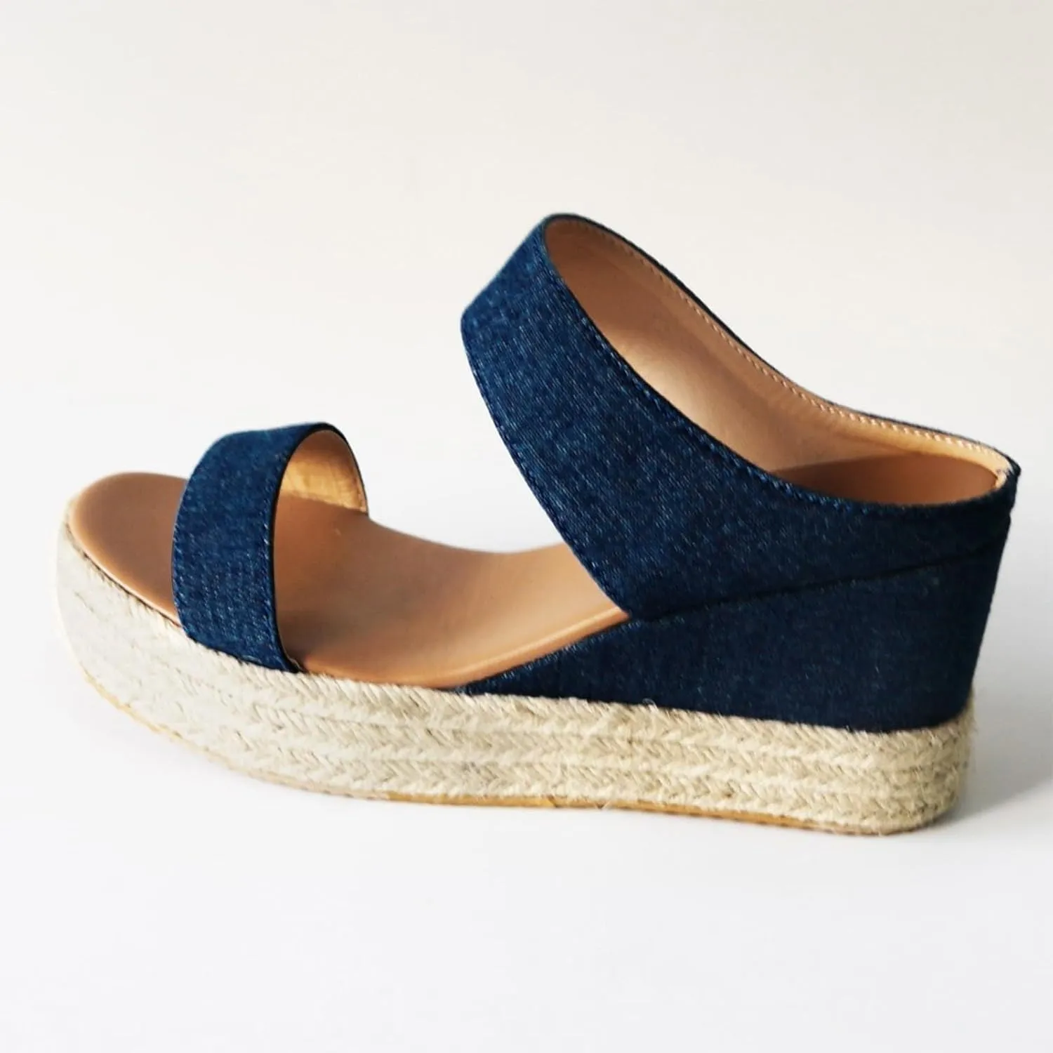 Womens Wedge Sandals Flip Flops for Women Summer Outdoor Camping Walking Beach Sandals Womens Comfortable Dressy Classic Wedge Heels Water with Arch Support