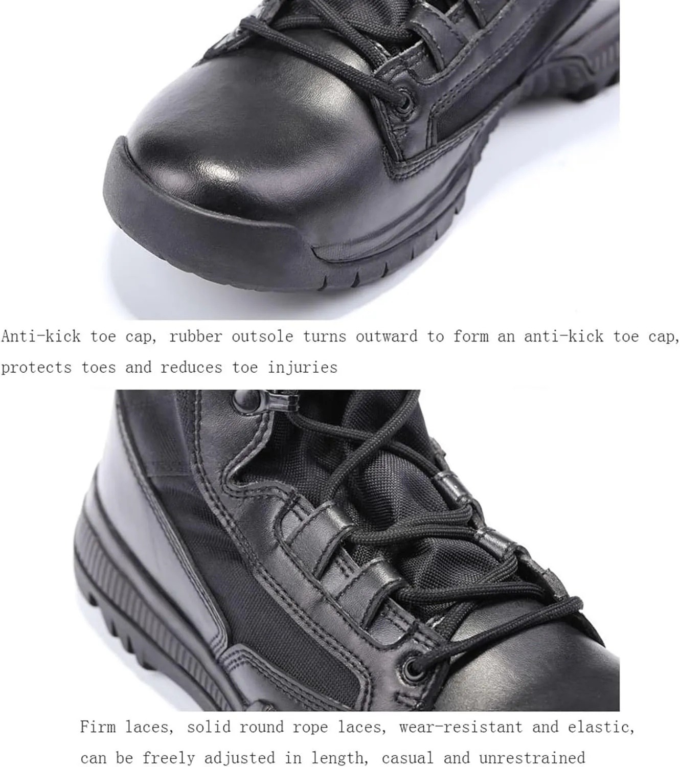 Wygwlg Men Waterproof Military Tactical Boots, Men's Outdoor Breathable High Top Anti Slip Military Tactical Boots, Army Hunting Jungle Hiking Boots, for Backpacking, Camping Climbing